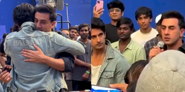 ranbir-kapoor-hugs-ravi-dubey-after-wrap-speech-on-ramayana-set